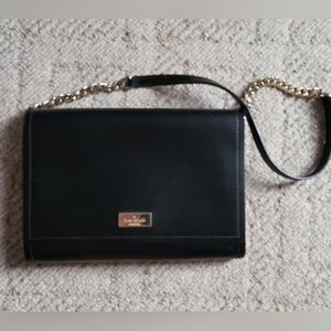 Kate Spade Flap Purse with Gold Chain